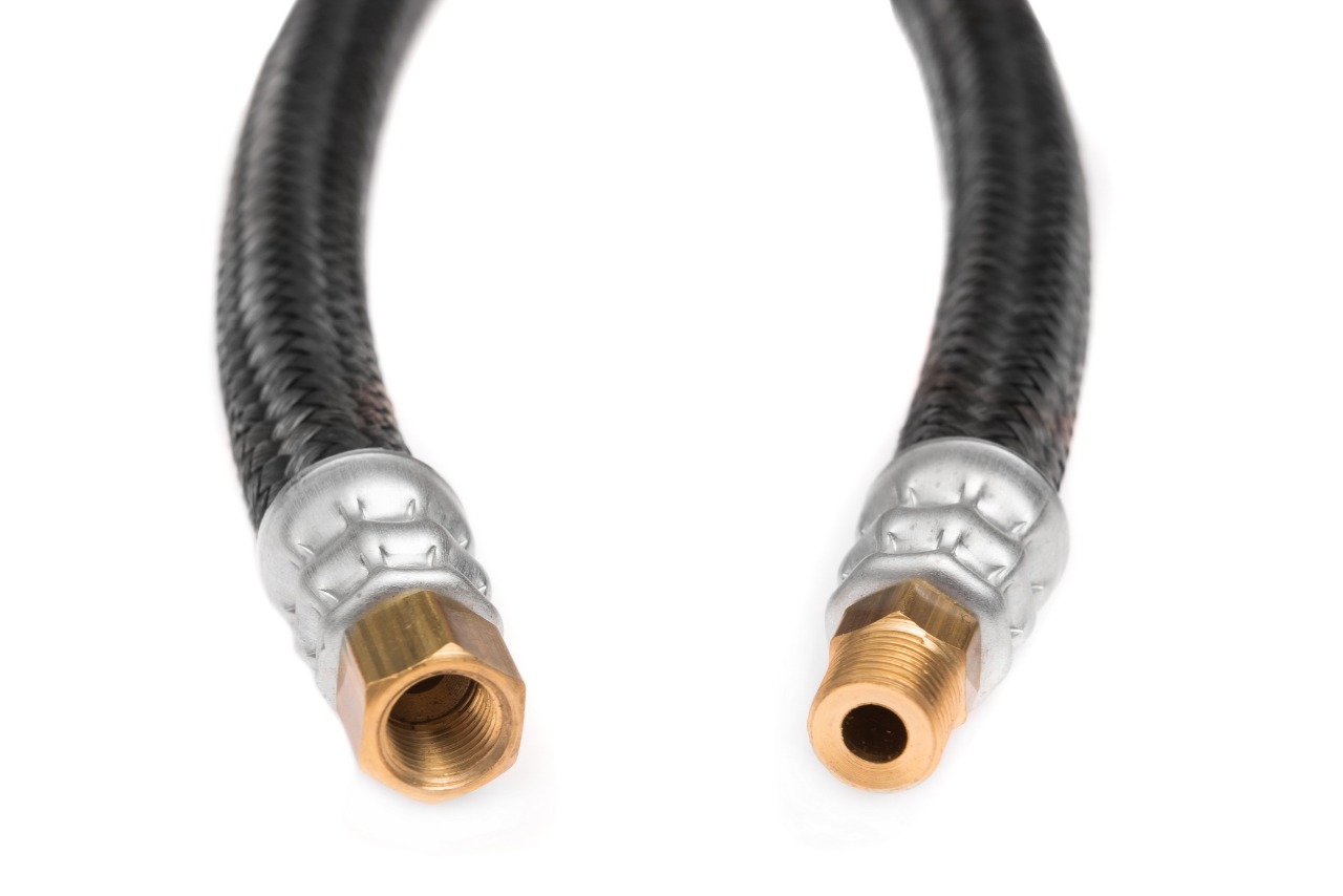 Pig Tail P13 1'8 Int NPTF x 7'16 Ext UNF